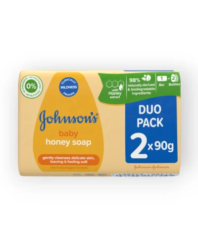 johnson baby honey bar soap x2