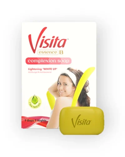 visita essence b complexion lightening soap