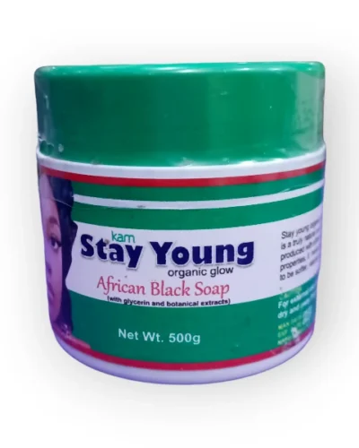 Stay Young Black Soap 500g