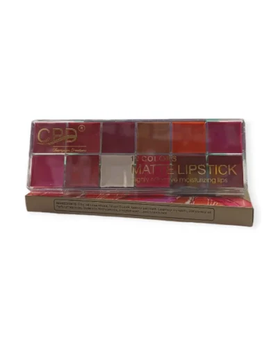 CPD 12 COLORS MATTE LIPSTICK - A