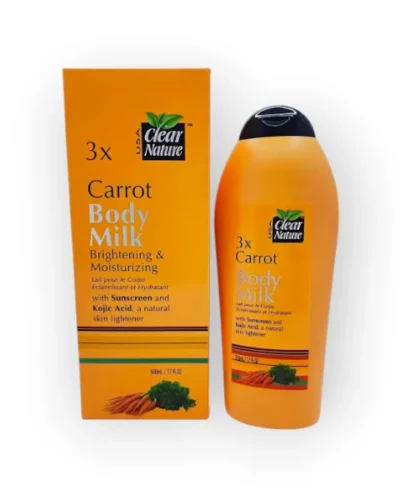 CLEAR NATURE 3X CARROT BODY MILK 500ML