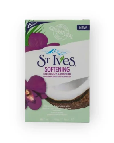 ST IVES SOFTENING COCONUT & ORCHID BAR SOAP