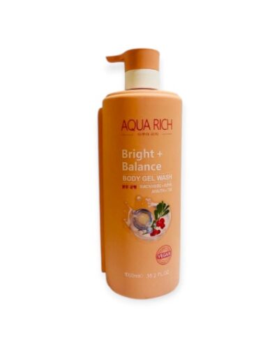 AQUA RICH BODY GEL WASH 1000ML - BRIGHT + BALANCE