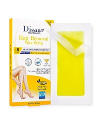 DISAAR ALOE VERA HAIR REMOVAL WAX STRIP - 20 STRIPS