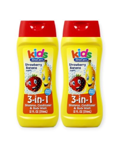 XTRACARE KIDS 3 IN 1 SHAMPOO, CONDITIONER & BODY WASH 354ML