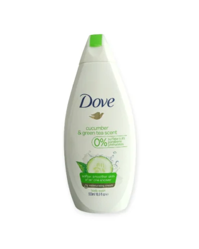 DOVE BODY WASH 500ML - CUCUMBER & TEA TREE SCENTS