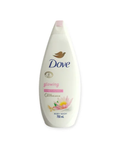 DOVE GLOWING BODY WASH 750ML - RICE WATER & LOTUS FLOWER...