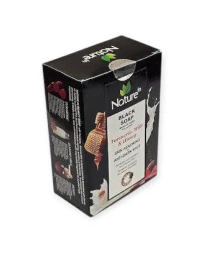 NATURE IN BLACK SOAP 160G - RENEWING + ANTI-DARK SPOT
