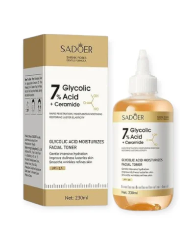 SADOER GLYCOLIC ACID + CERAMIDE FACIAL TONER 230ML