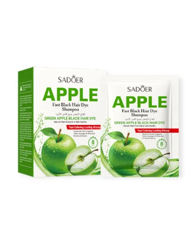 SADOER GREEN APPLE BLACK HAIR DYE 25ML X 10PCS