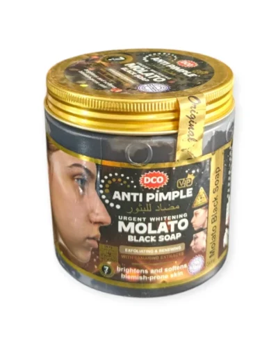 DCO ANTI PIMPLE MOLATO BLACK SOAP 500G