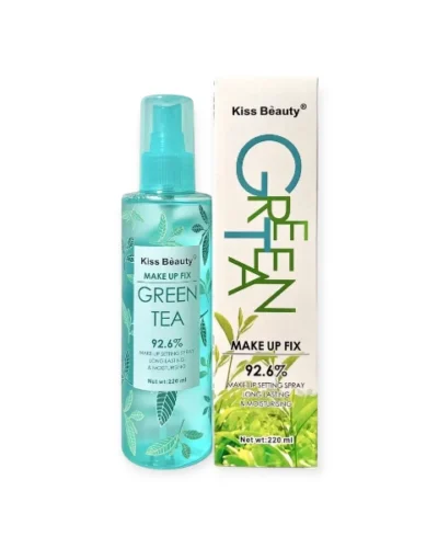 KISS BEAUTY GREEN TEA MAKEUP FIX SETTING SPRAY 220ML