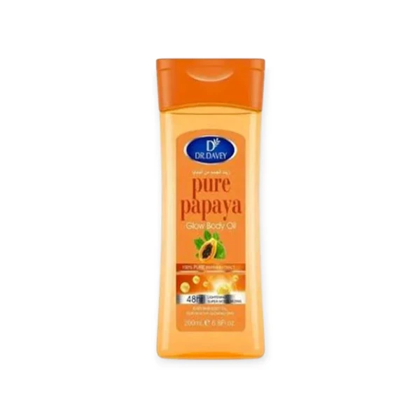 DR DAVEY GLOW BODY OIL 200ML – PAPAYA